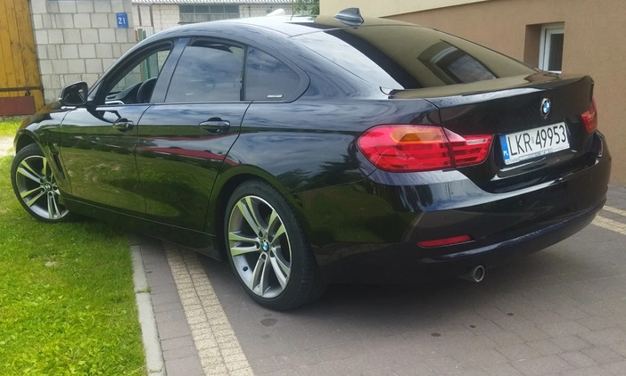 BMW Seria 4 cena 67000 przebieg: 236200, rok produkcji 2015 z Wojnicz małe 56